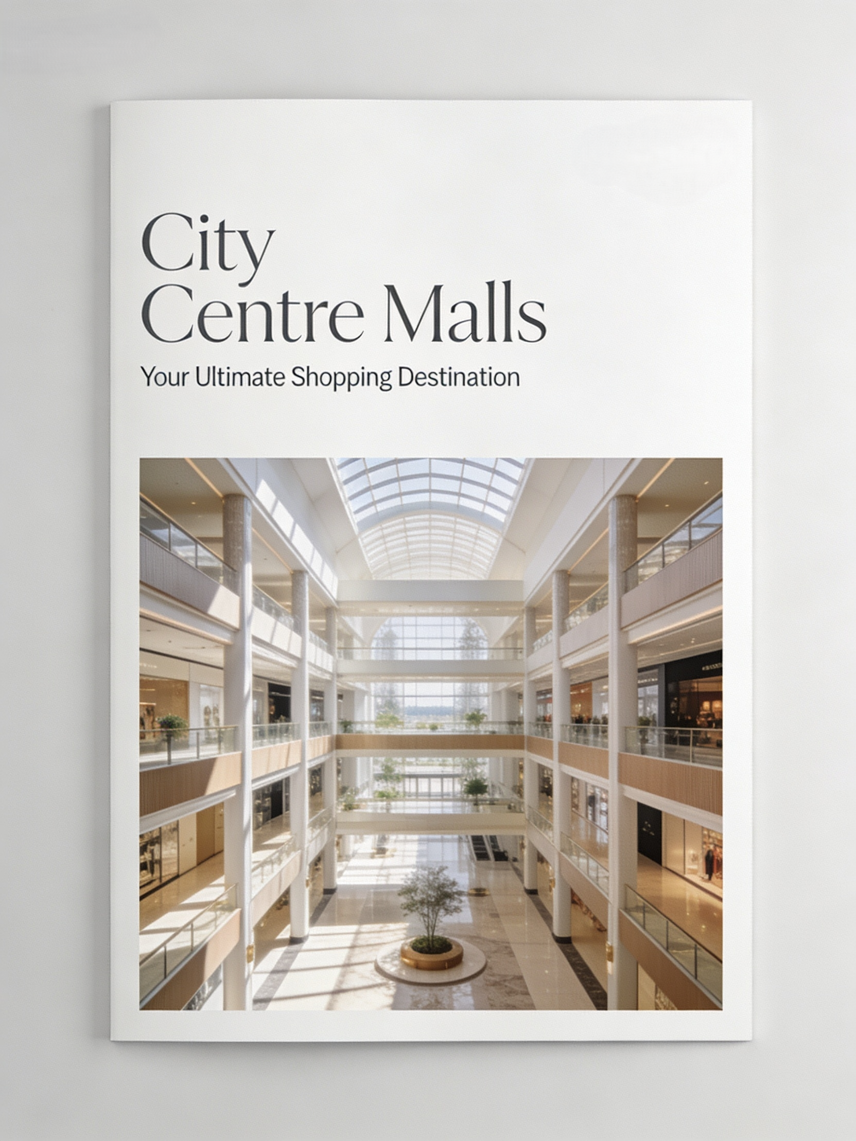 Retail Print Collateral - City Centre Malls
